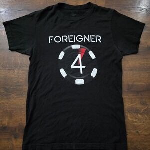 Foreigner Las Vegas Venetian Resort 2020 Tour Band Tee Shirt Black Small